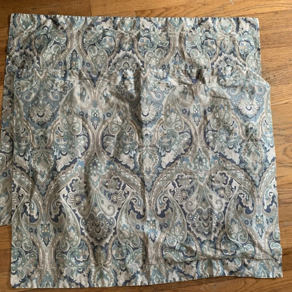 Pottery Barn Mackenna Paisley Duvet Cover 2 Shams Full Queen